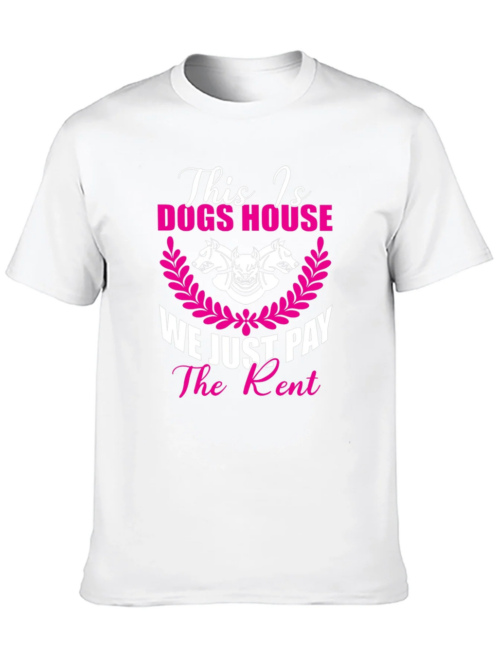 Dogs House T-Shirt: We Just Pay the Rent - Mens Black Tee product image 9