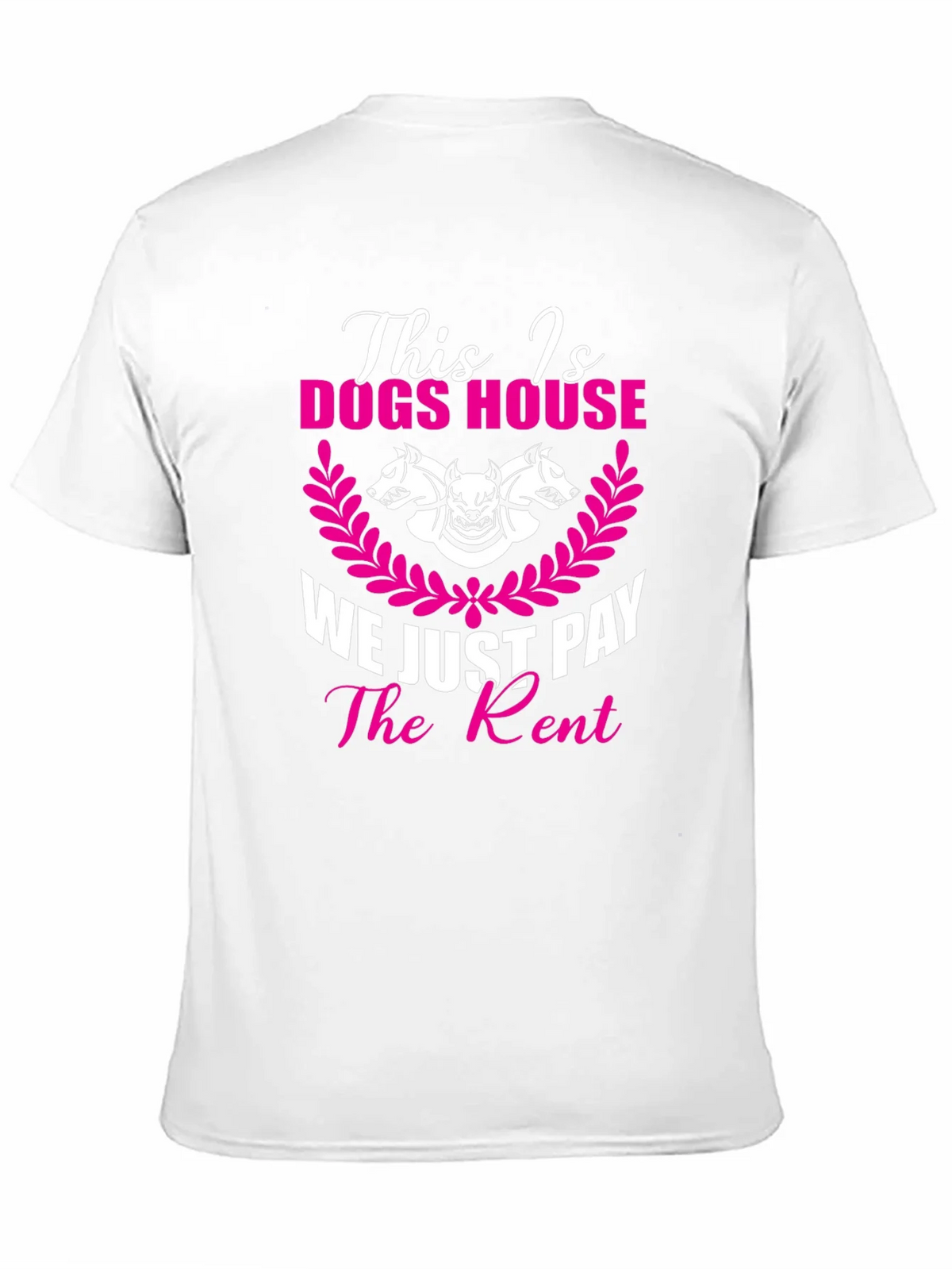 Dogs House T-Shirt: We Just Pay the Rent - Mens Black Tee product image 10
