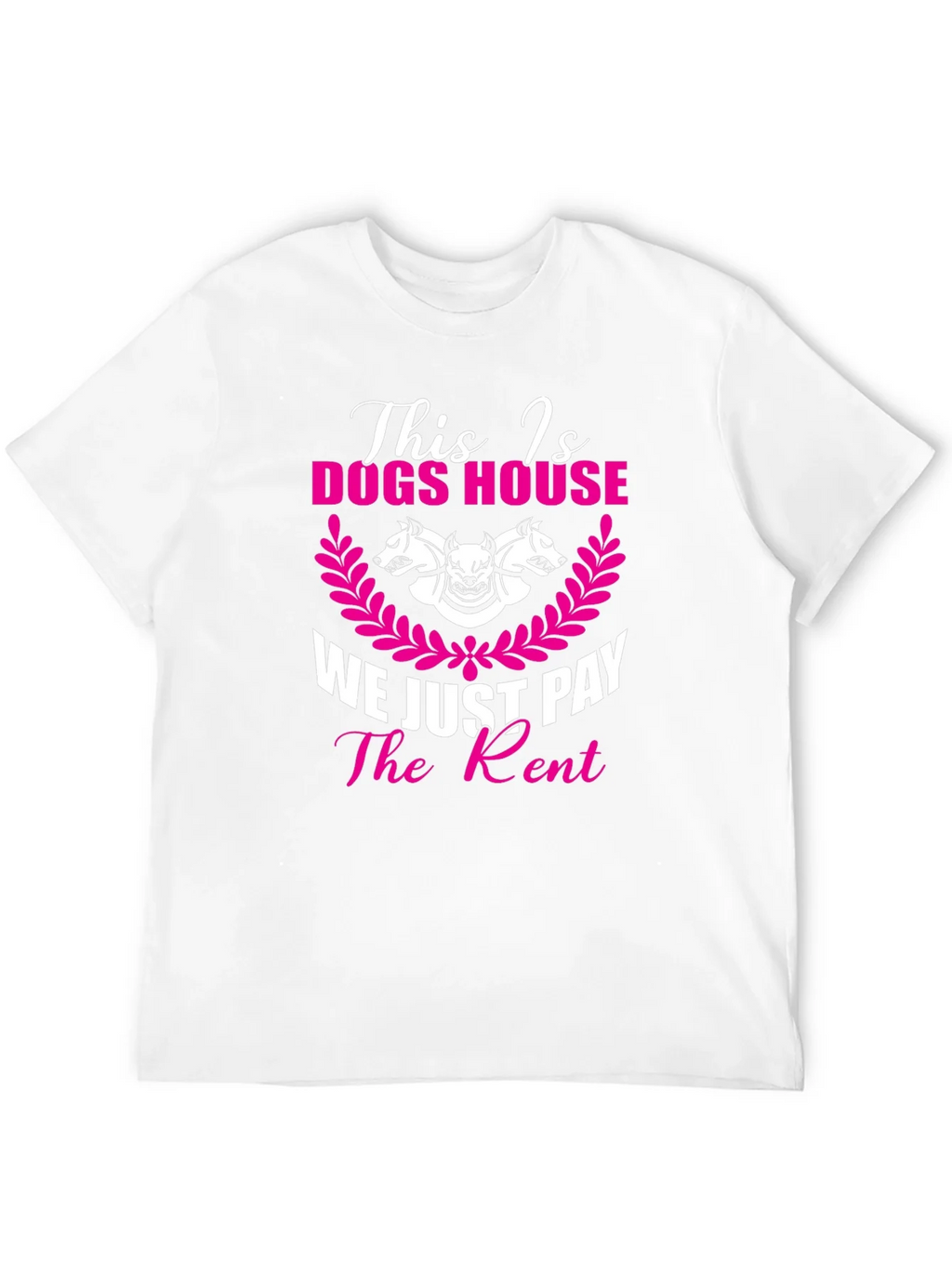 Dogs House T-Shirt: We Just Pay the Rent - Mens Black Tee product image 11