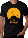 Happy Halloween T-Shirt - Spooky Pumpkin Design product image 1