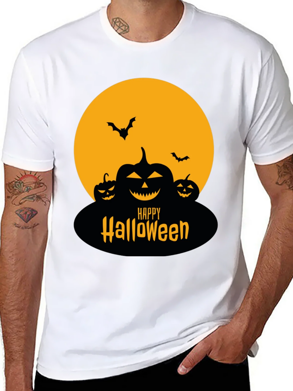 Happy Halloween T-Shirt - Spooky Pumpkin Design product image 7