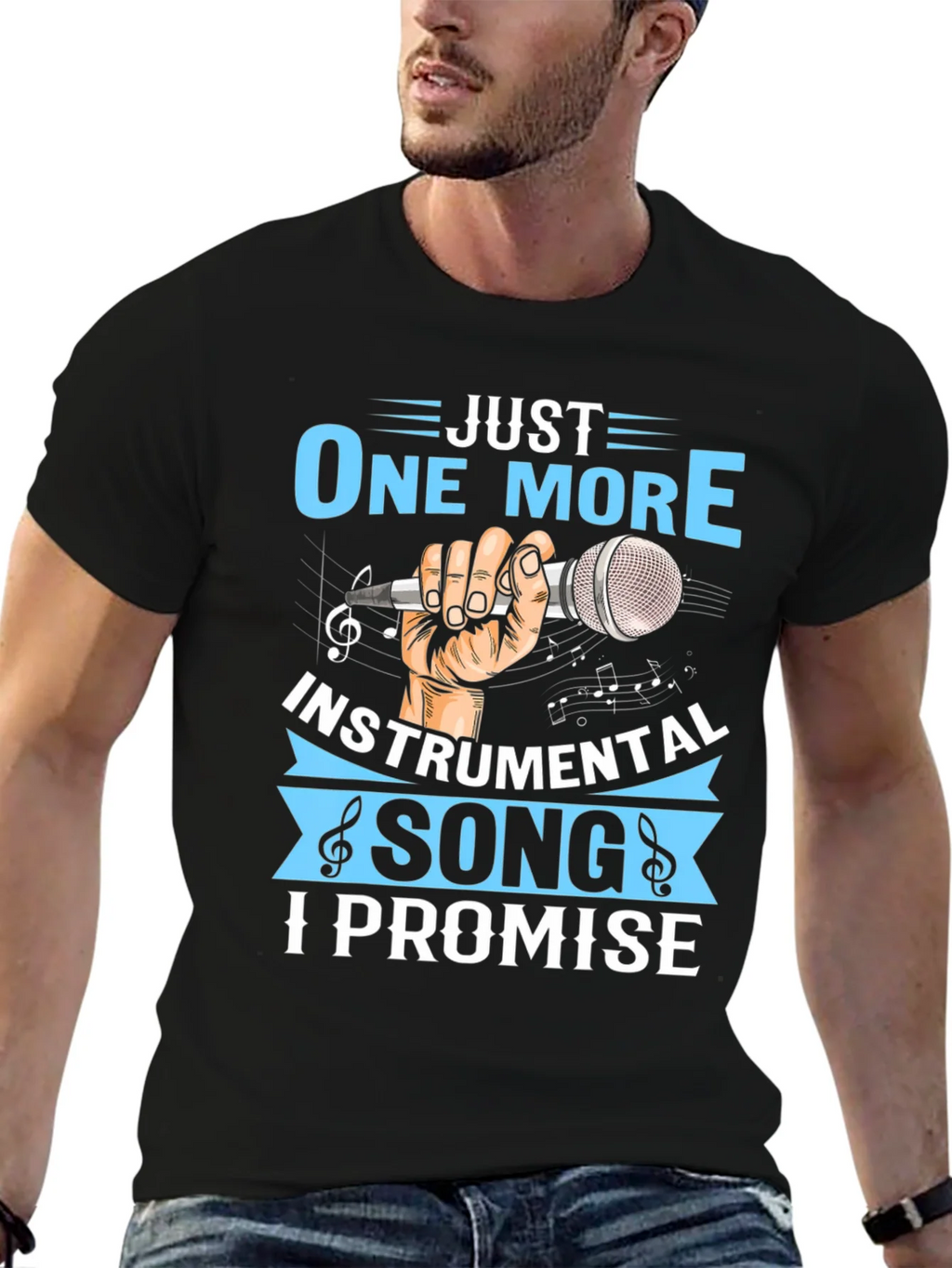 Just One More Instrumental Song T-Shirt product image 5