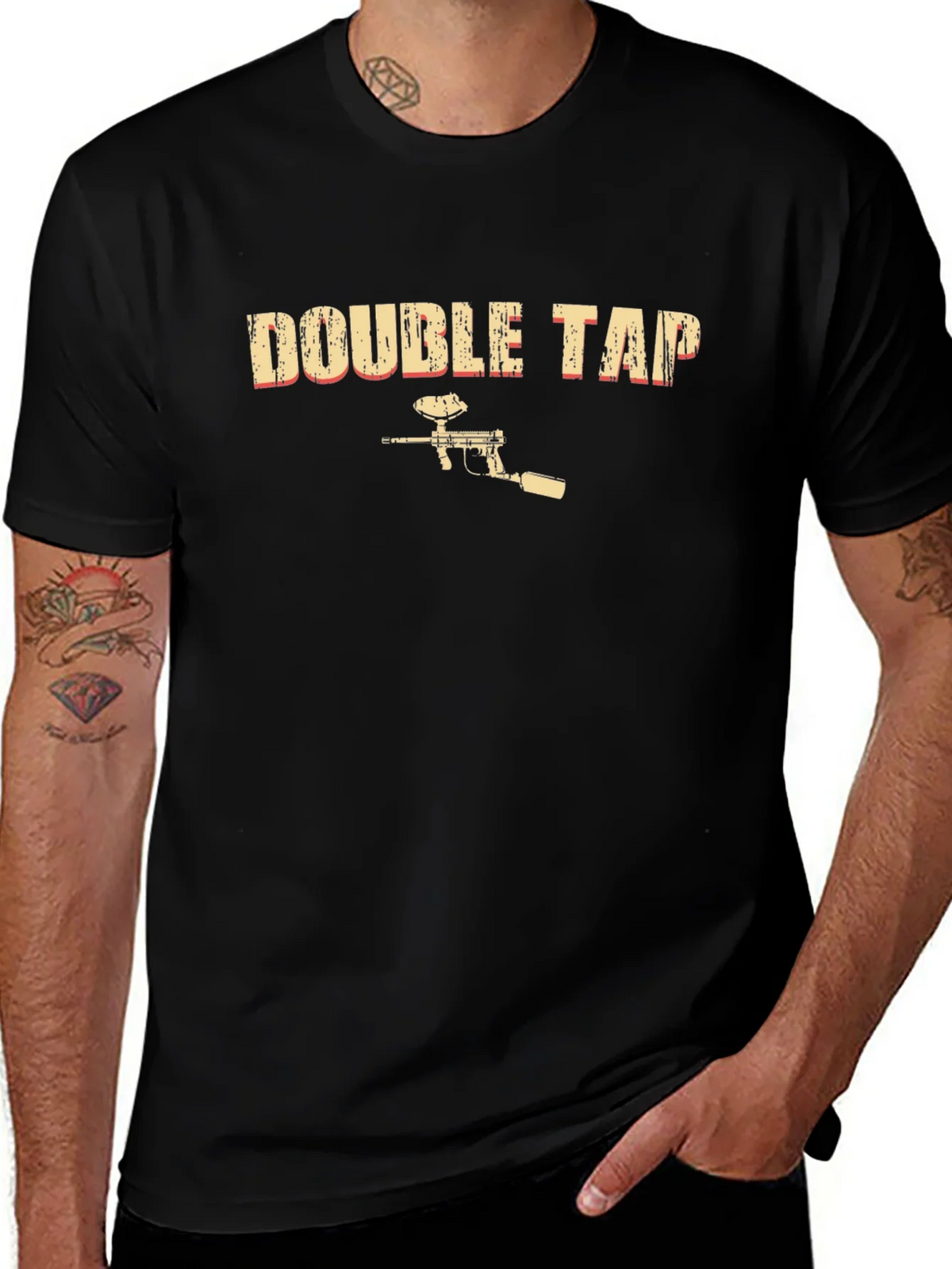 Double Tap Paintball Graphic T-Shirt product image 1