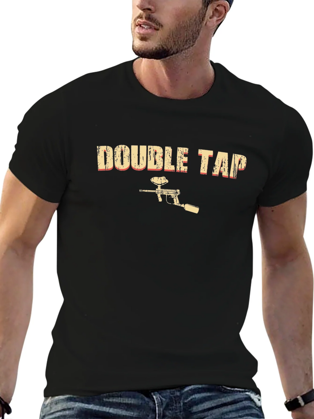 Double Tap Paintball Graphic T-Shirt product image 6
