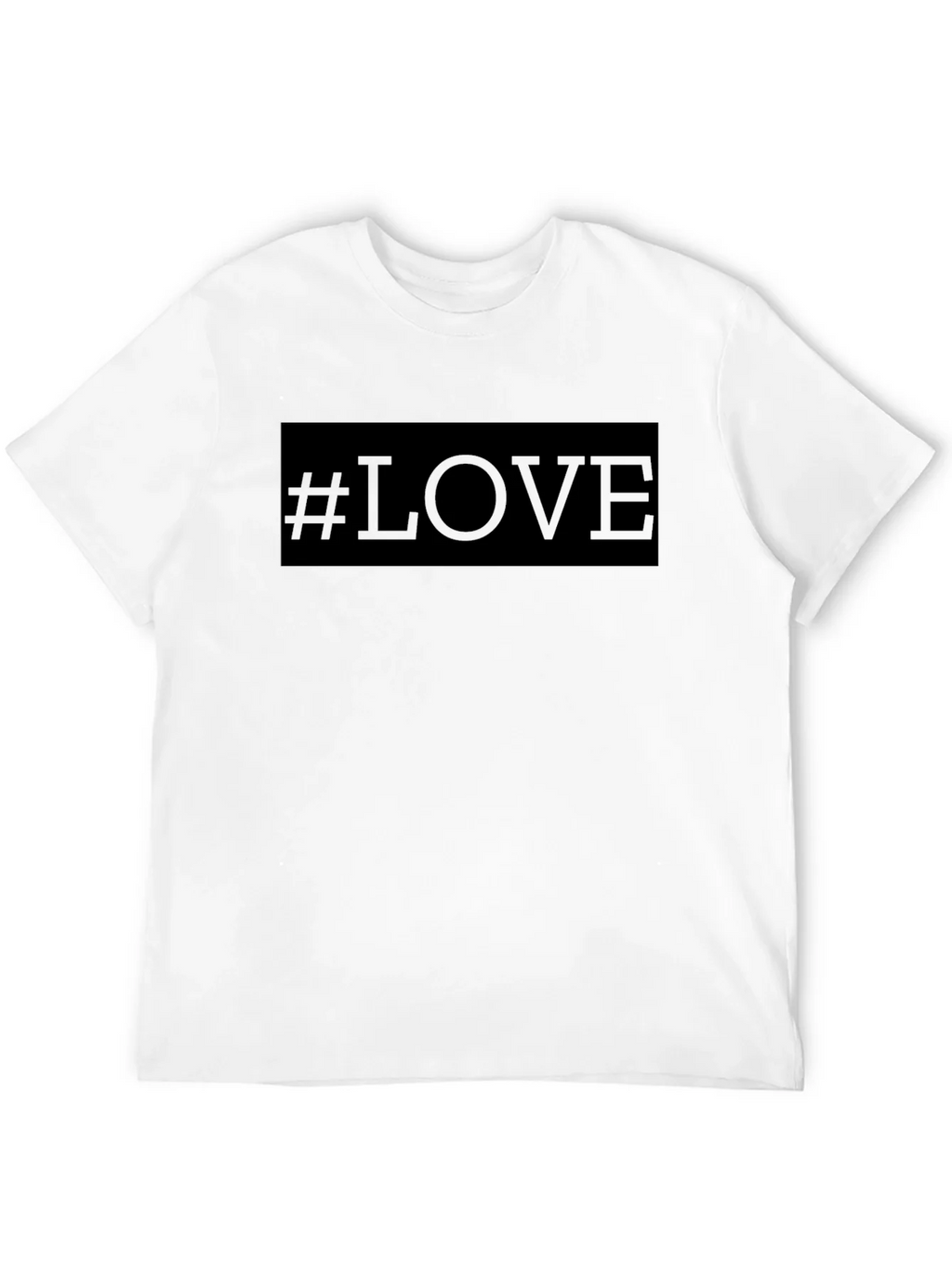 Hashtag Love T-Shirt - Black Crew Neck Tee product image 11