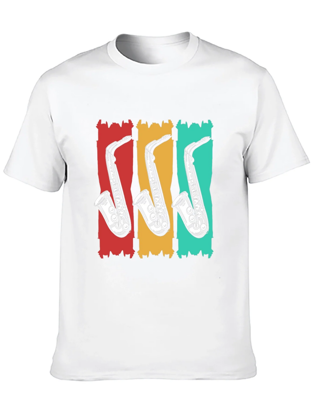 Retro Saxophone T-Shirt - Cool Music Tee product image 9