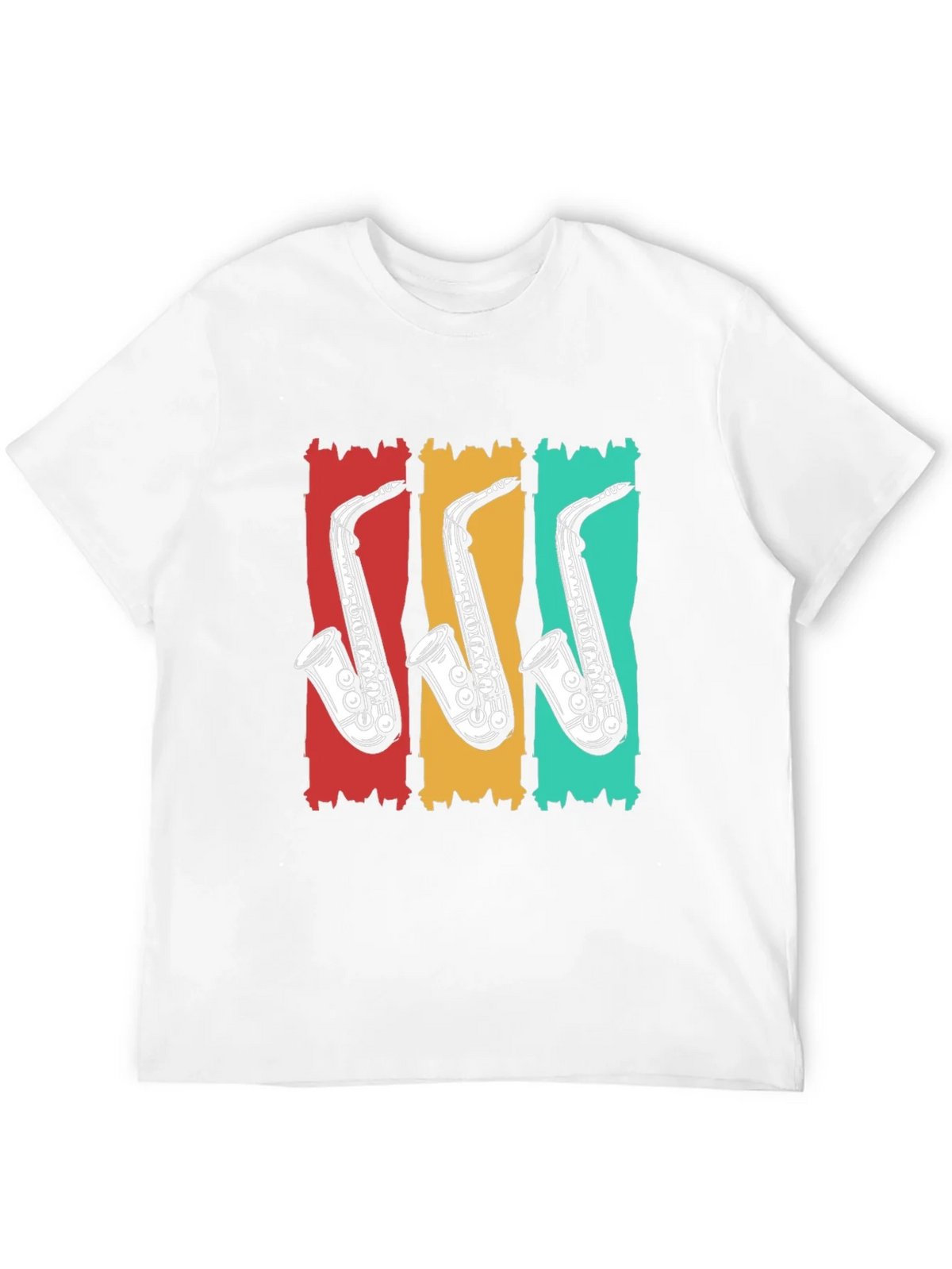 Retro Saxophone T-Shirt - Cool Music Tee product image 11