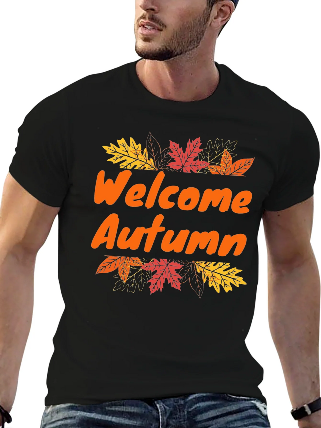Welcome Autumn T-Shirt - Fall Season Apparel product image 2