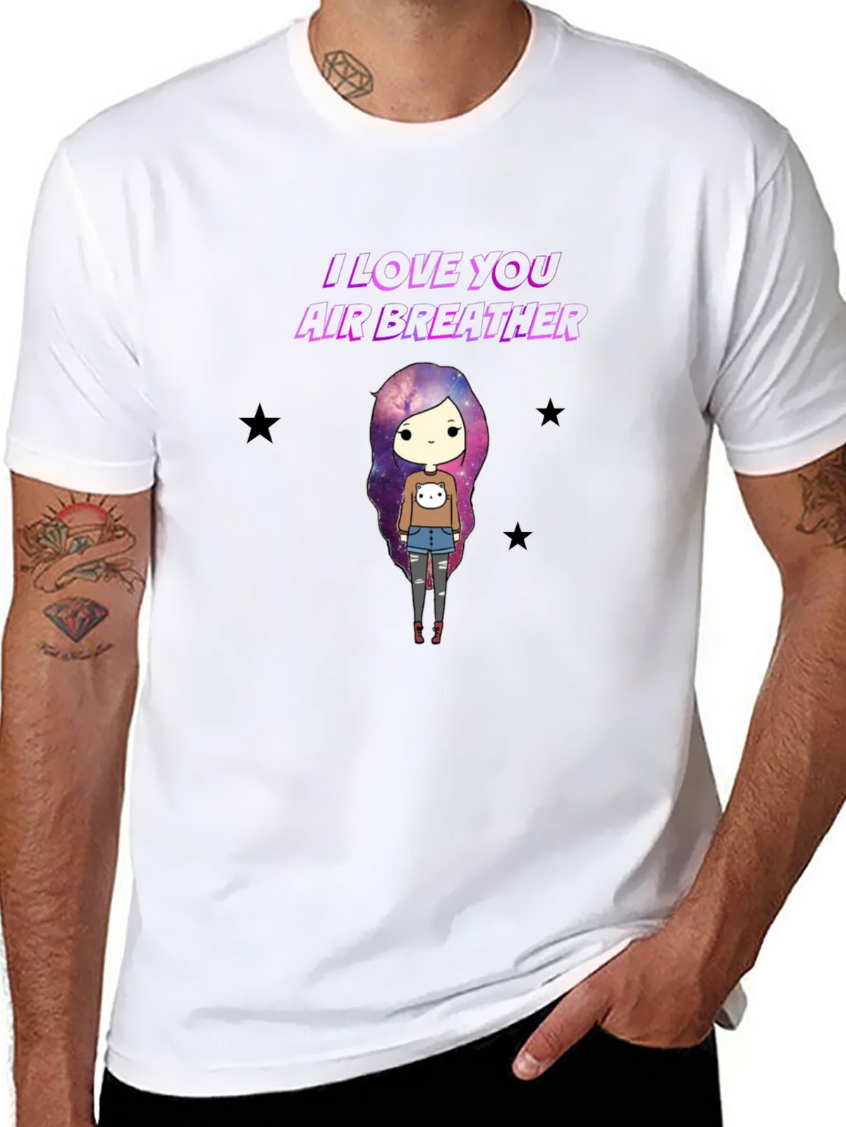 I Love You Air Breather Graphic T-Shirt product image 6