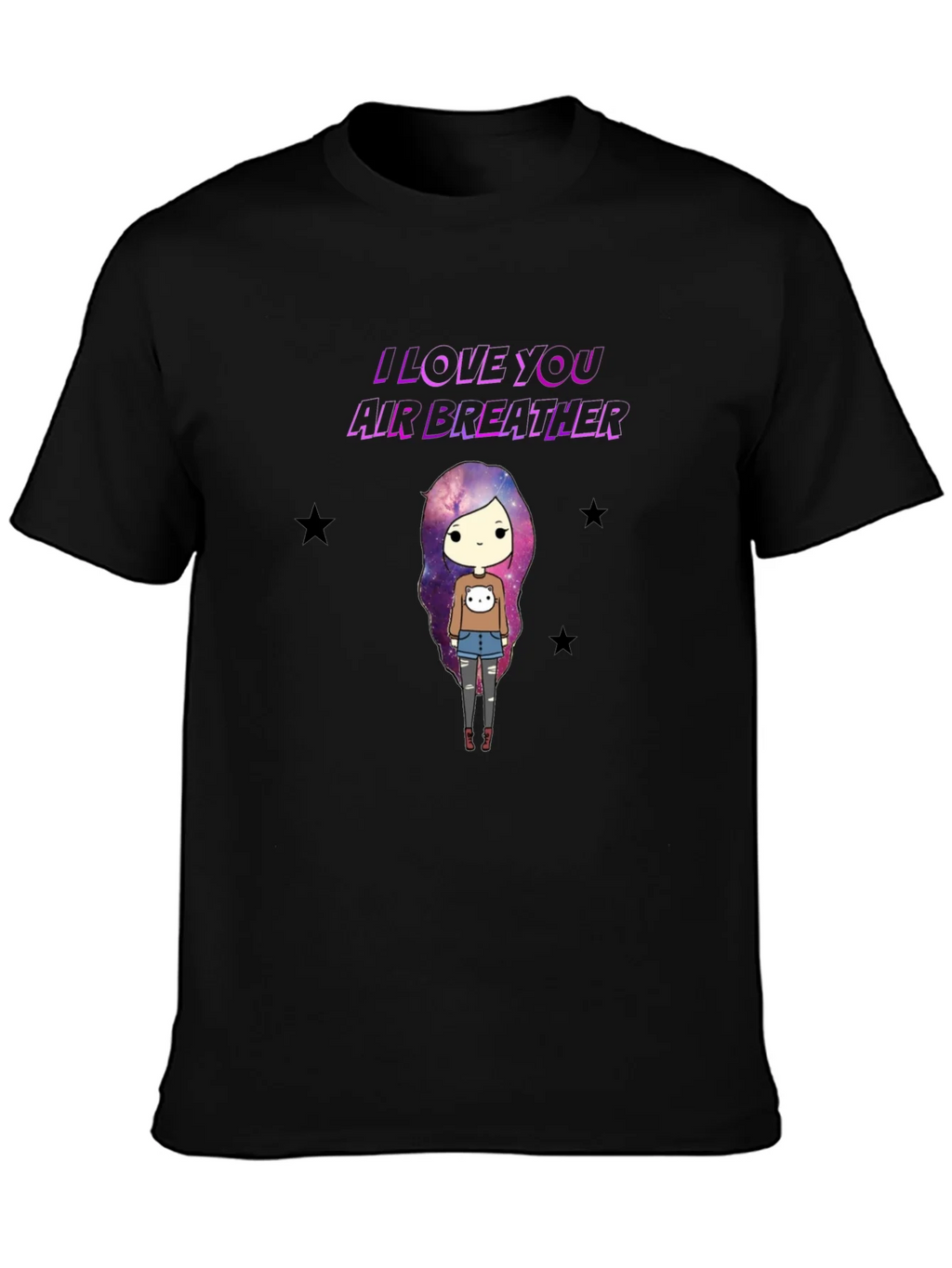I Love You Air Breather Graphic T-Shirt product image 3