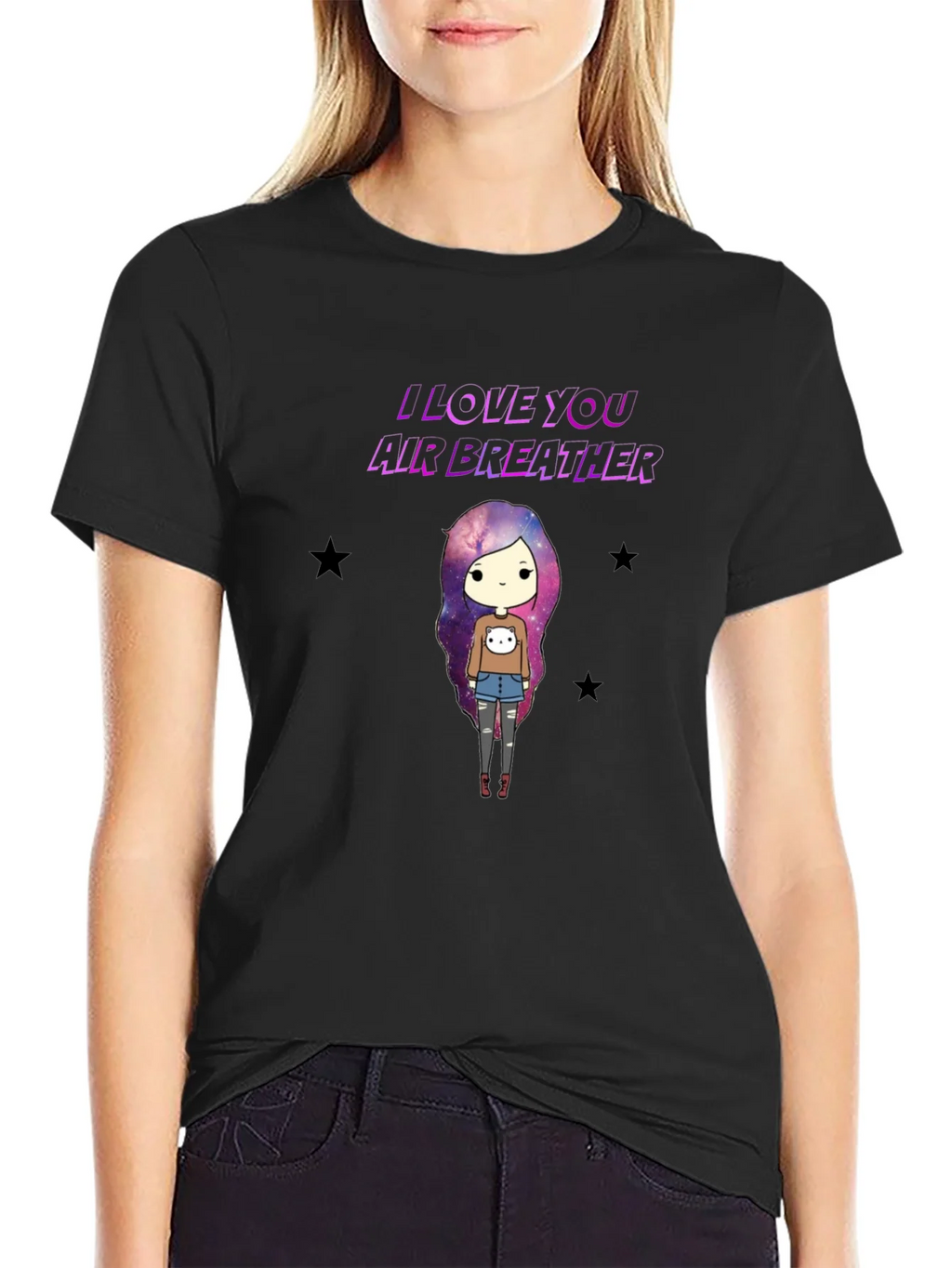 I Love You Air Breather Graphic T-Shirt product image 2