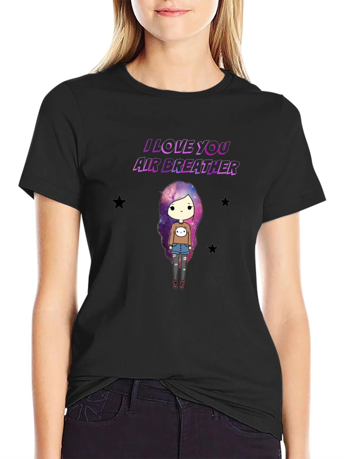 I Love You Air Breather Graphic T-Shirt product image 2