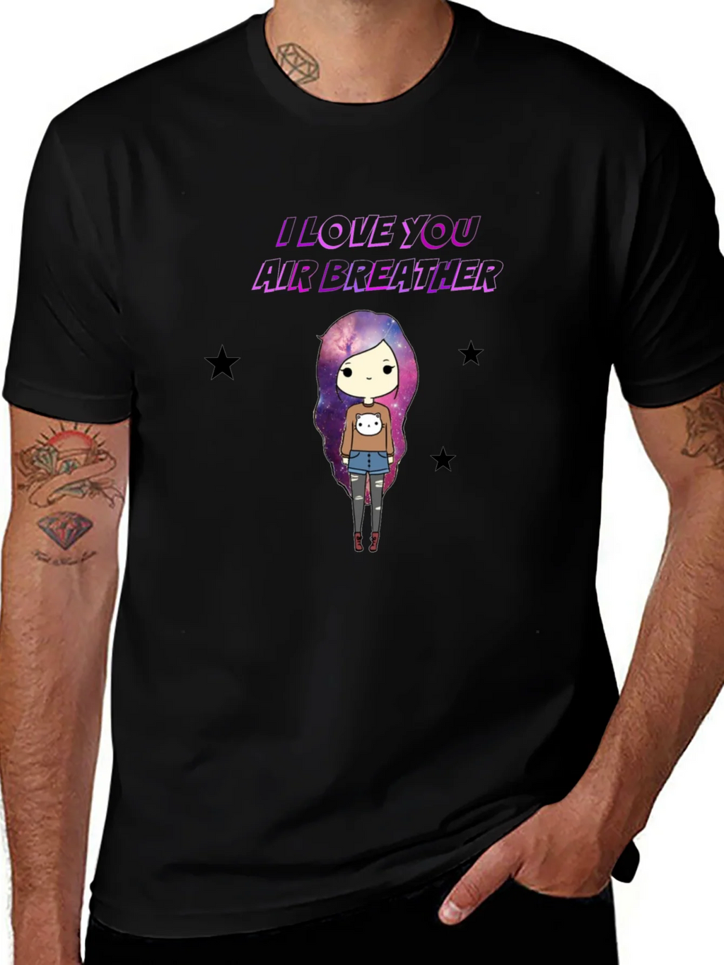 I Love You Air Breather Graphic T-Shirt product image 1