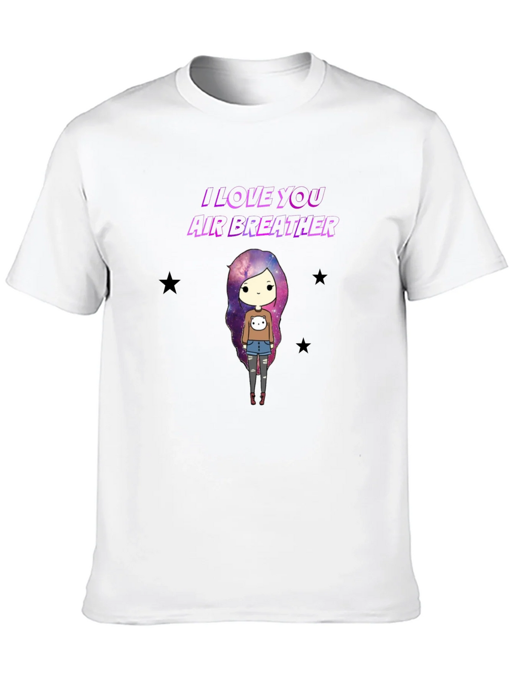 I Love You Air Breather Graphic T-Shirt product image 8