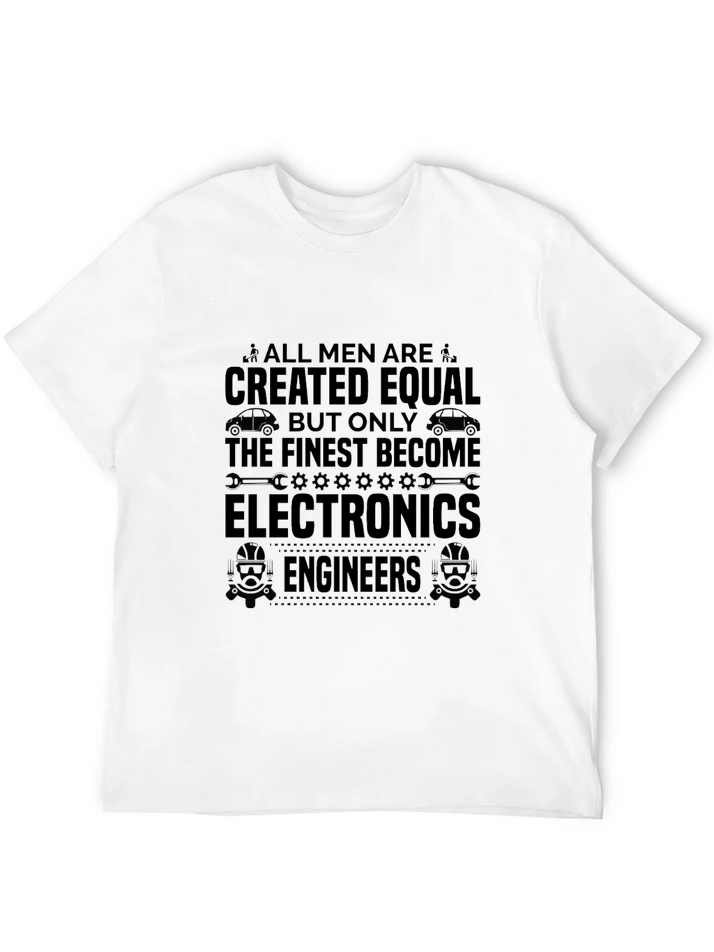 Electronics Engineer Mens Black Graphic T-Shirt product image 11