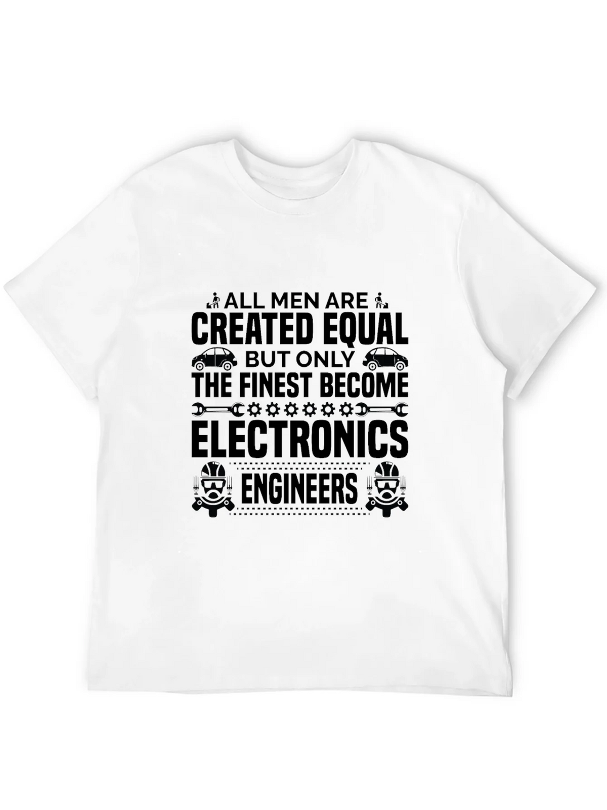 Electronics Engineer Mens Black Graphic T-Shirt product image 11