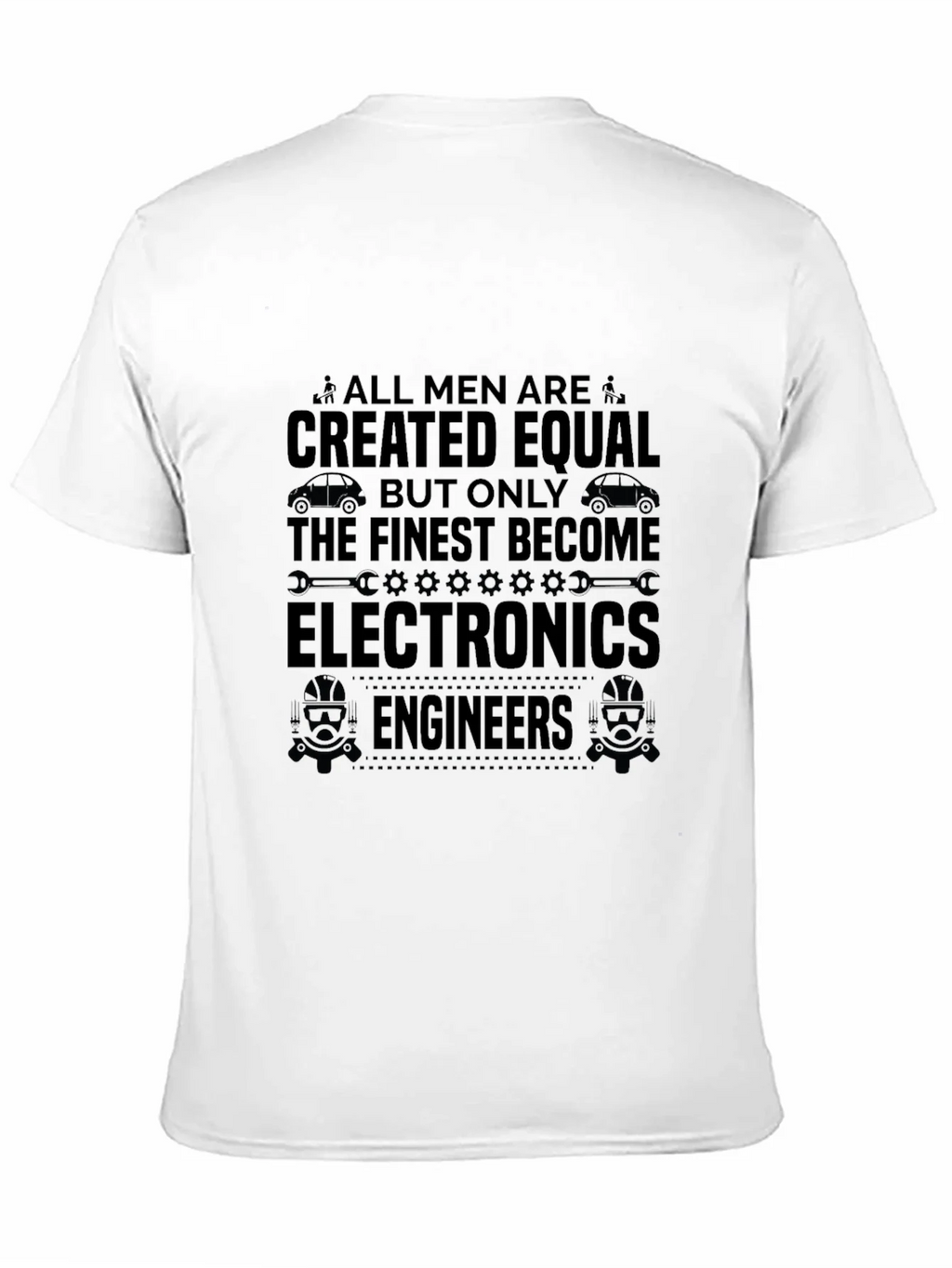 Electronics Engineer Mens Black Graphic T-Shirt product image 10