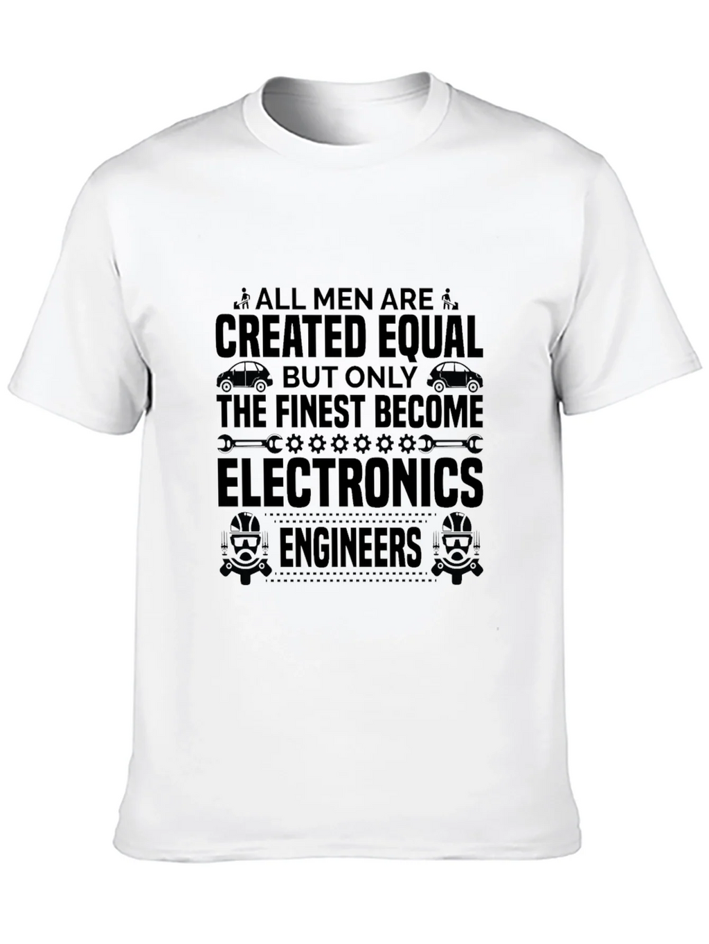 Electronics Engineer Mens Black Graphic T-Shirt product image 9
