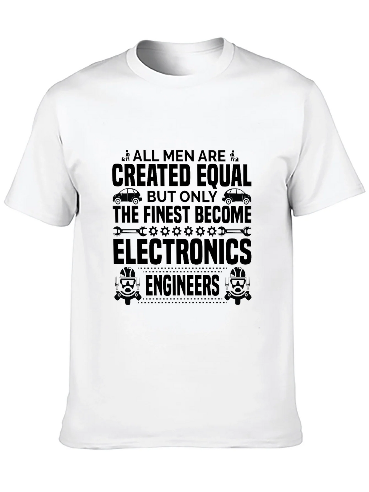Electronics Engineer Mens Black Graphic T-Shirt product image 9