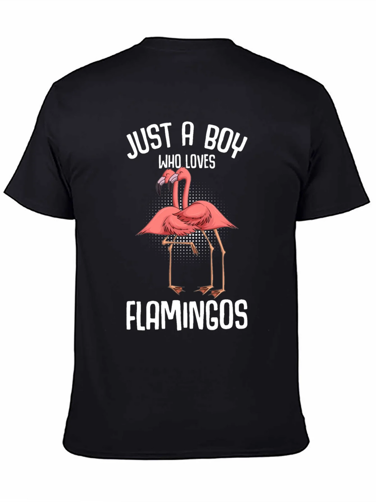Just A Boy Who Loves Flamingos T-Shirt product image 4