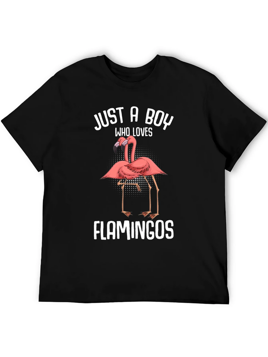 Just A Boy Who Loves Flamingos T-Shirt product image 5