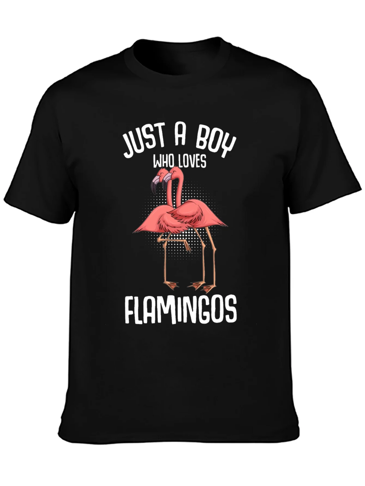 Just A Boy Who Loves Flamingos T-Shirt product image 3