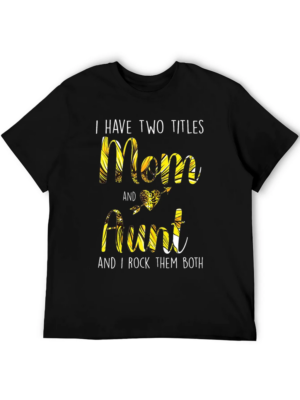 Two Titles Mom & Aunt T-Shirt product image 2