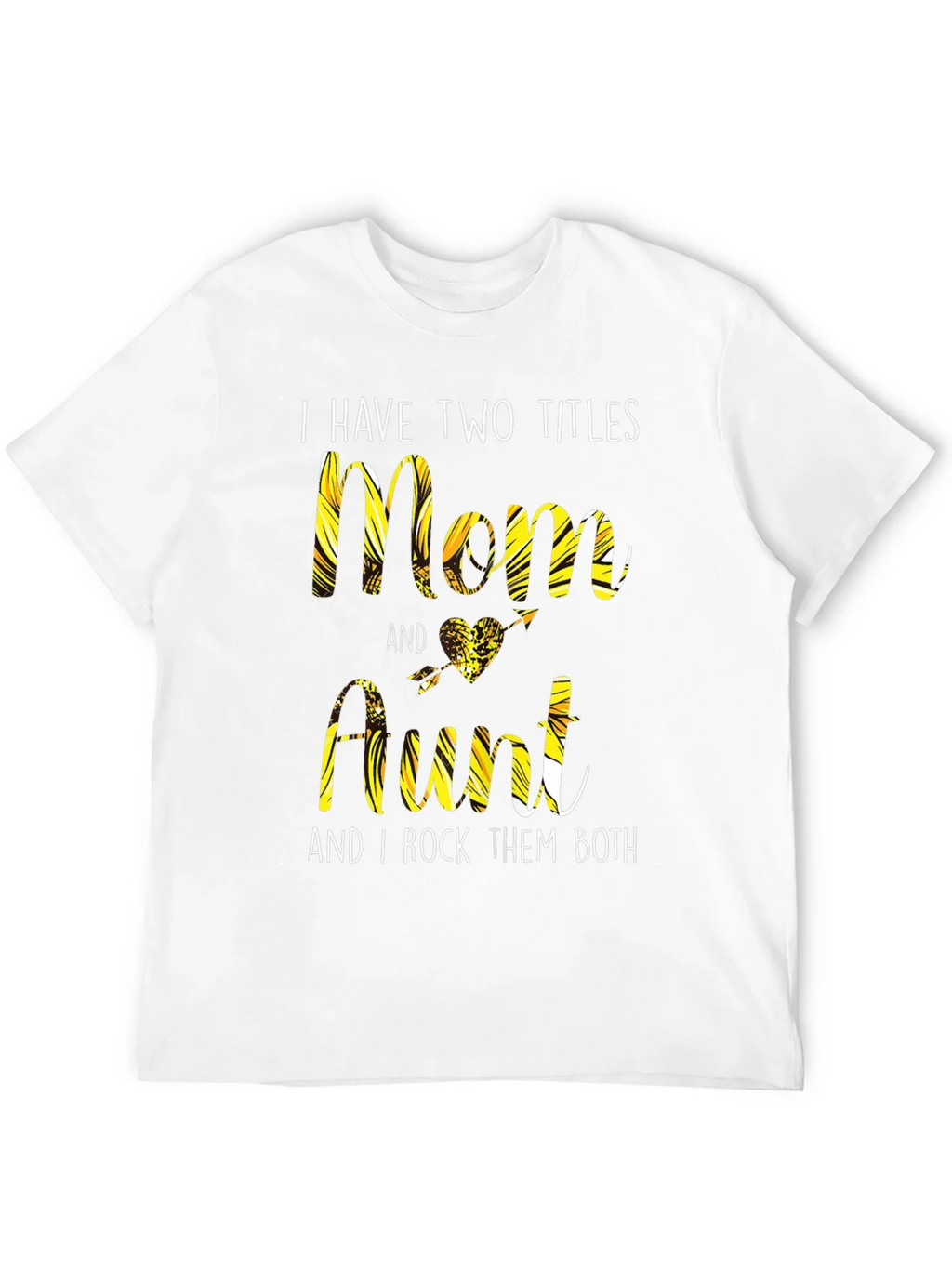 Two Titles Mom & Aunt T-Shirt product image 7