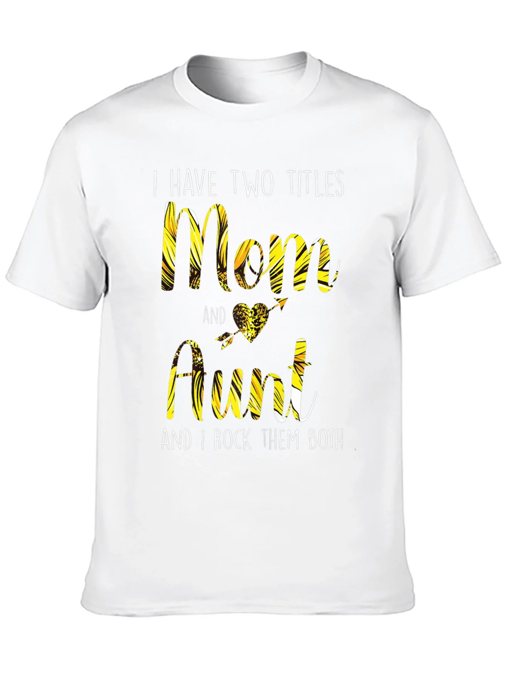 Two Titles Mom & Aunt T-Shirt product image 5