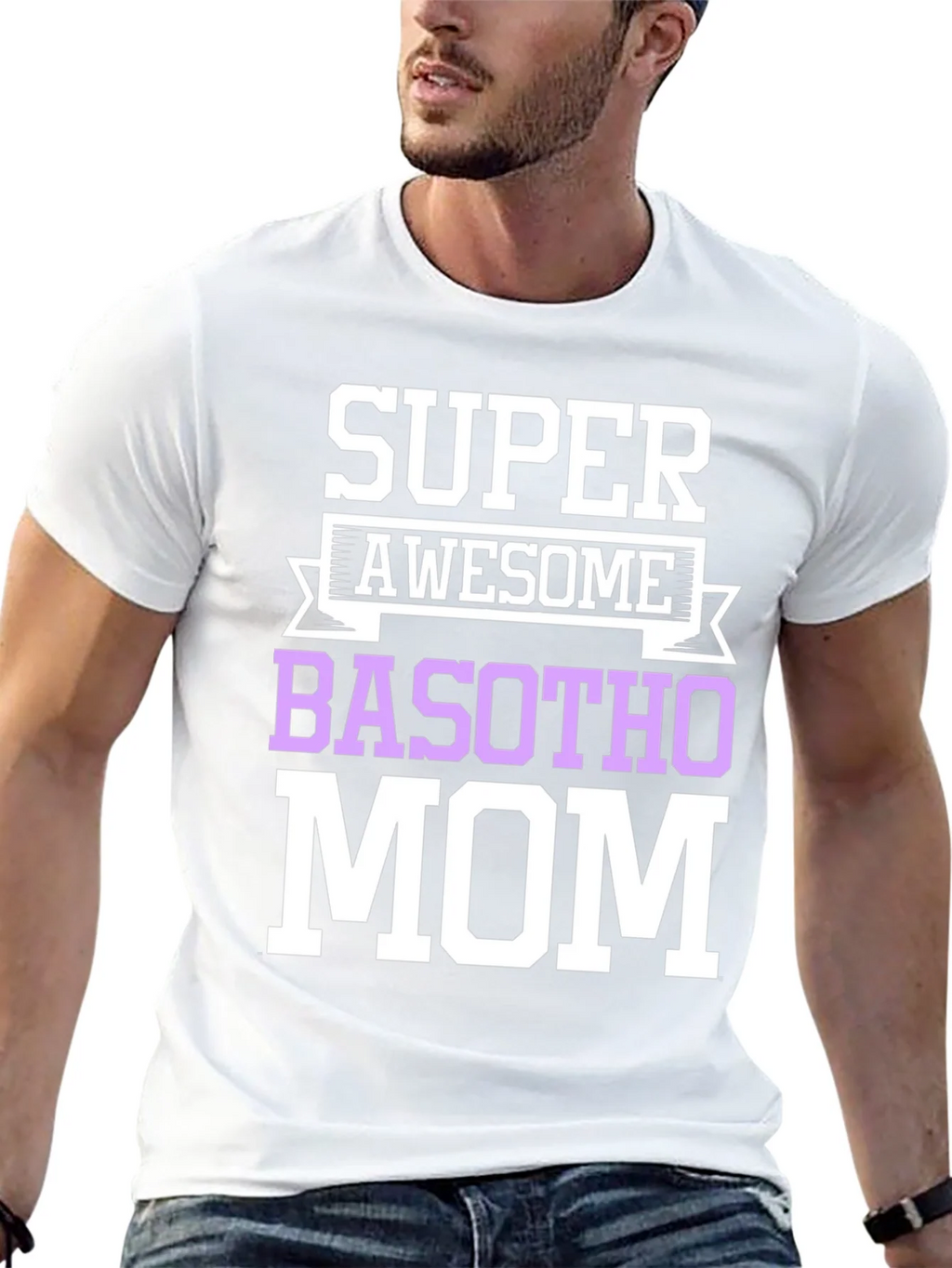 Super Awesome Basotho Mom T-Shirt product image 12