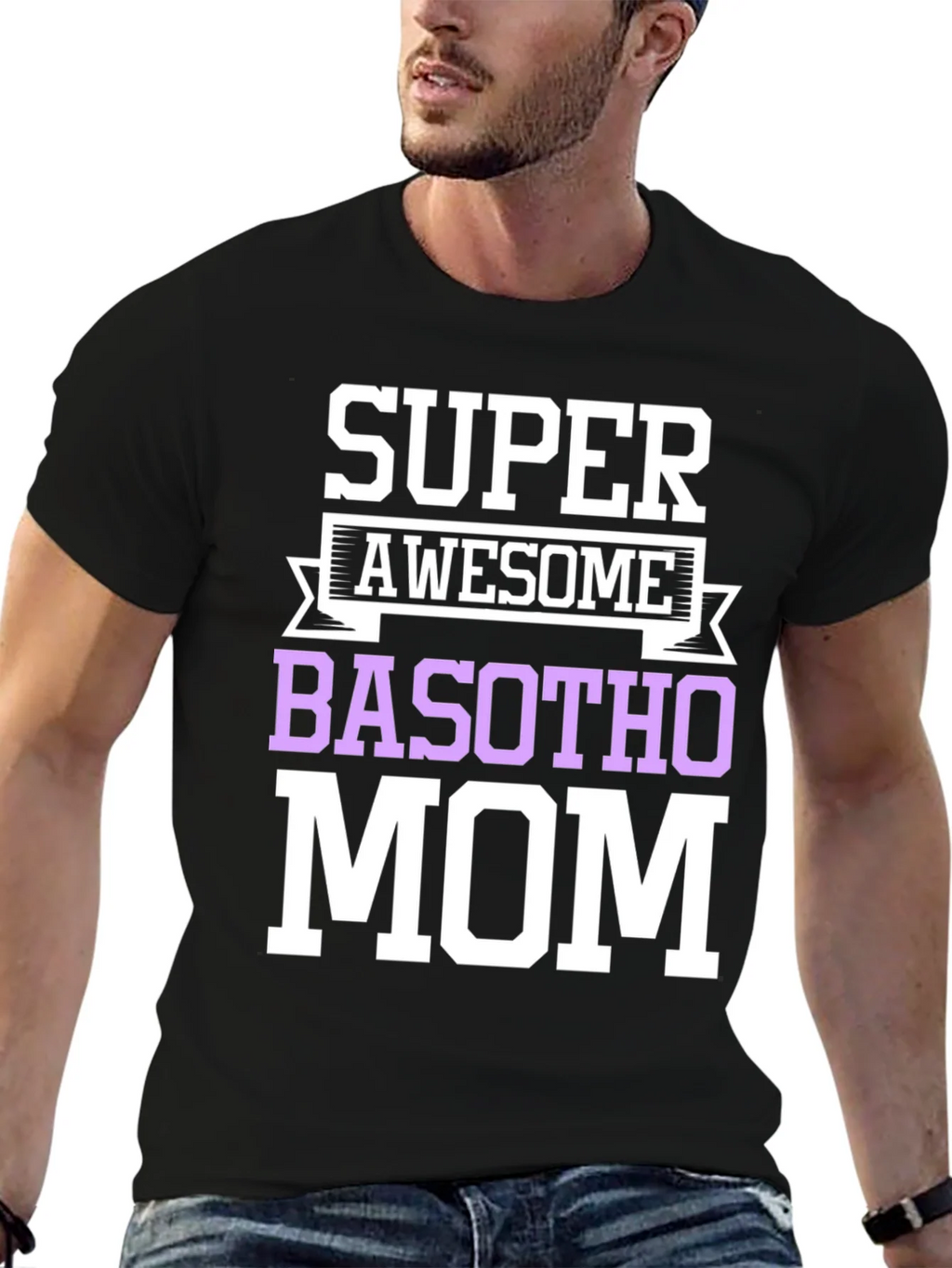 Super Awesome Basotho Mom T-Shirt product image 6