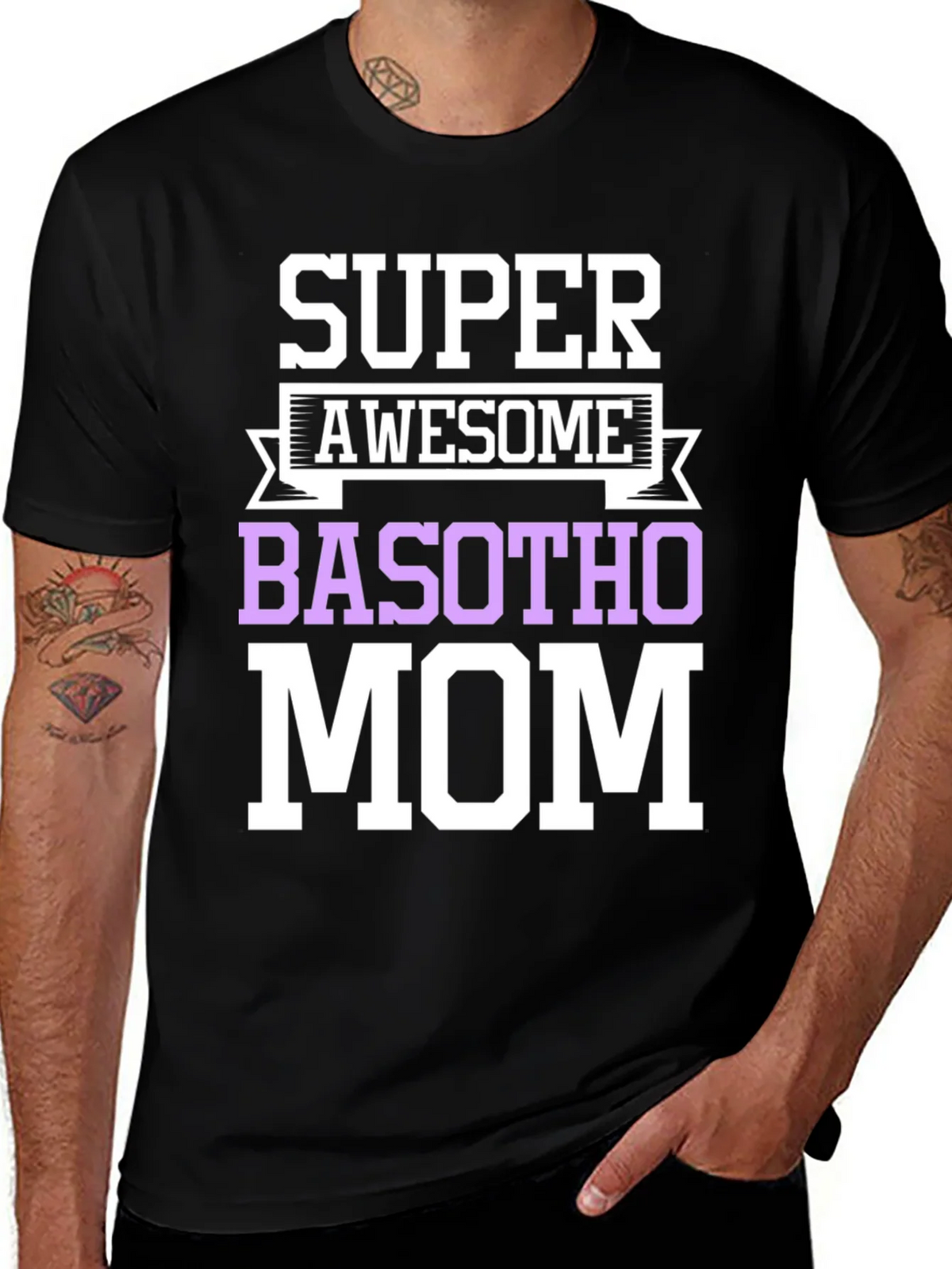 Super Awesome Basotho Mom T-Shirt product image 1