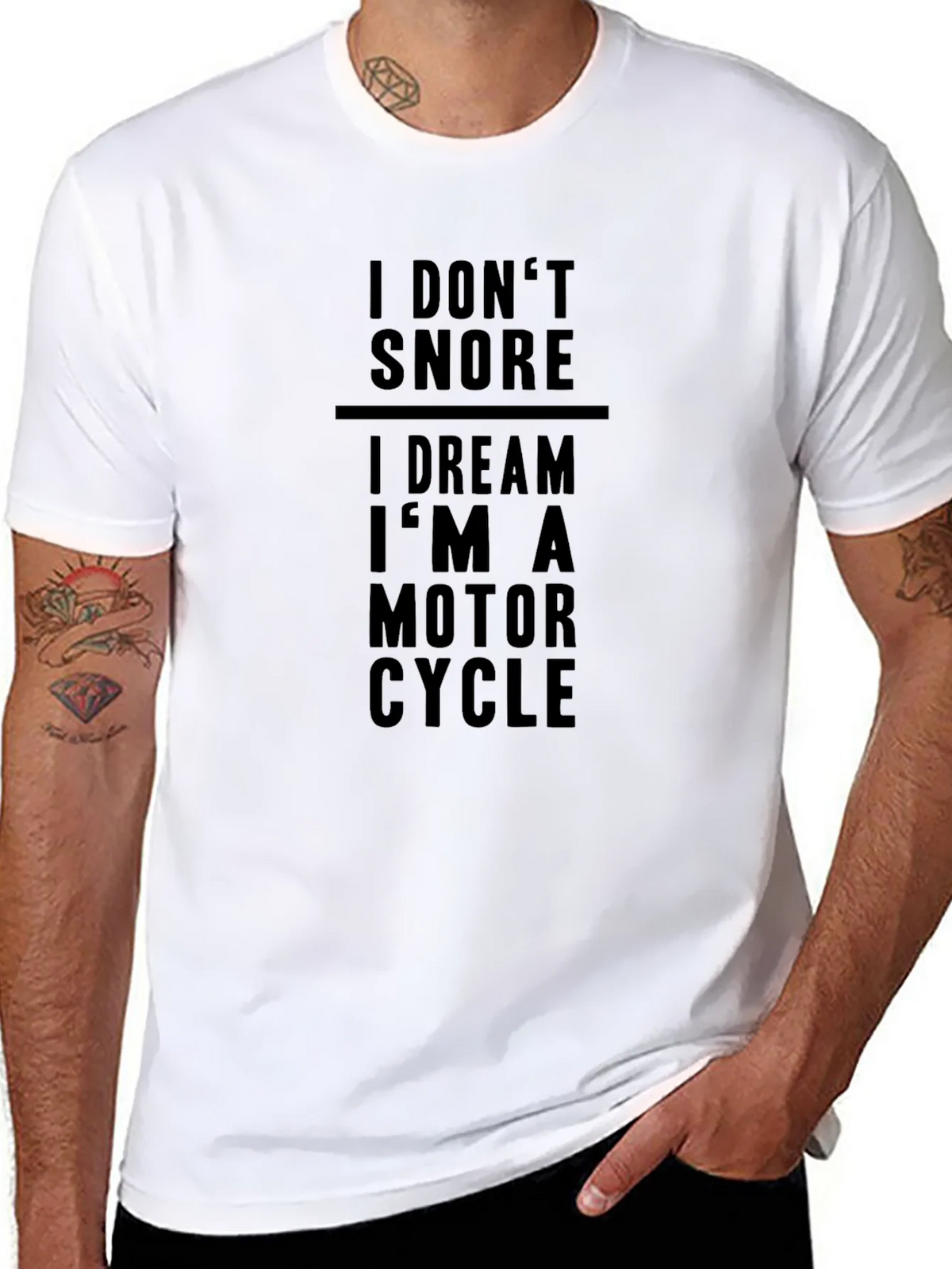 Funny Motorcycle Dream T-Shirt product image 7