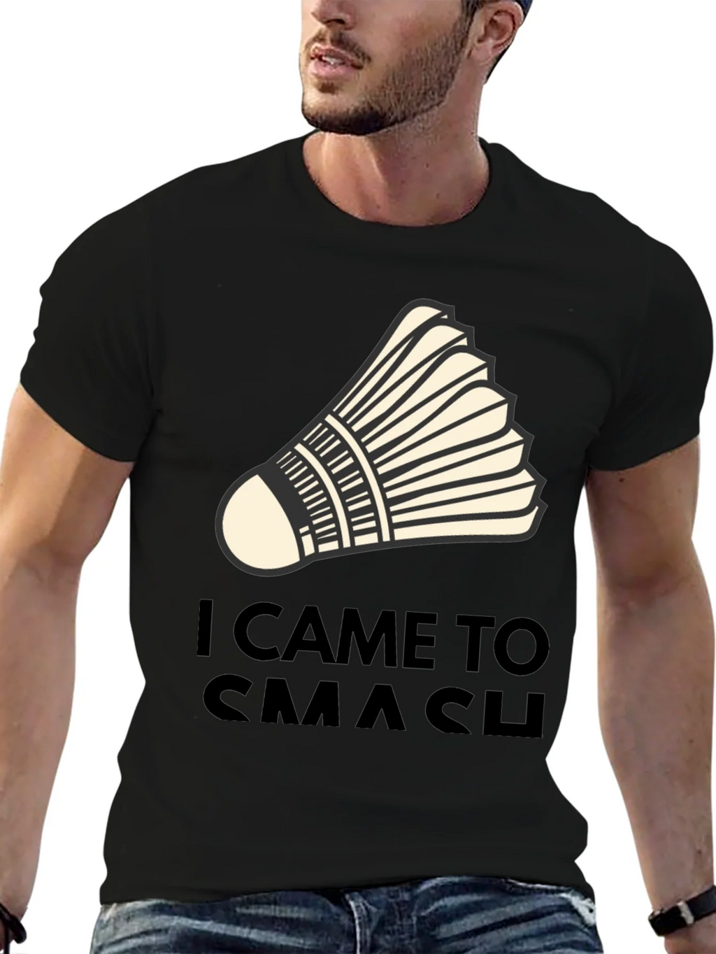I Came to Smash Badminton T-Shirt product image 6