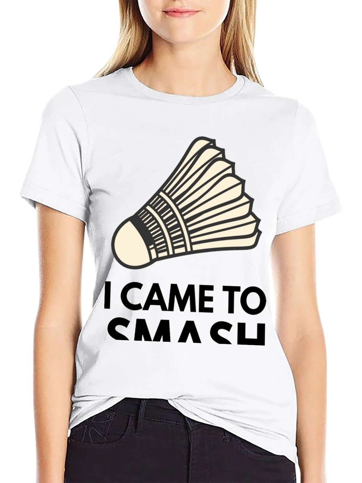 I Came to Smash Badminton T-Shirt product image 8