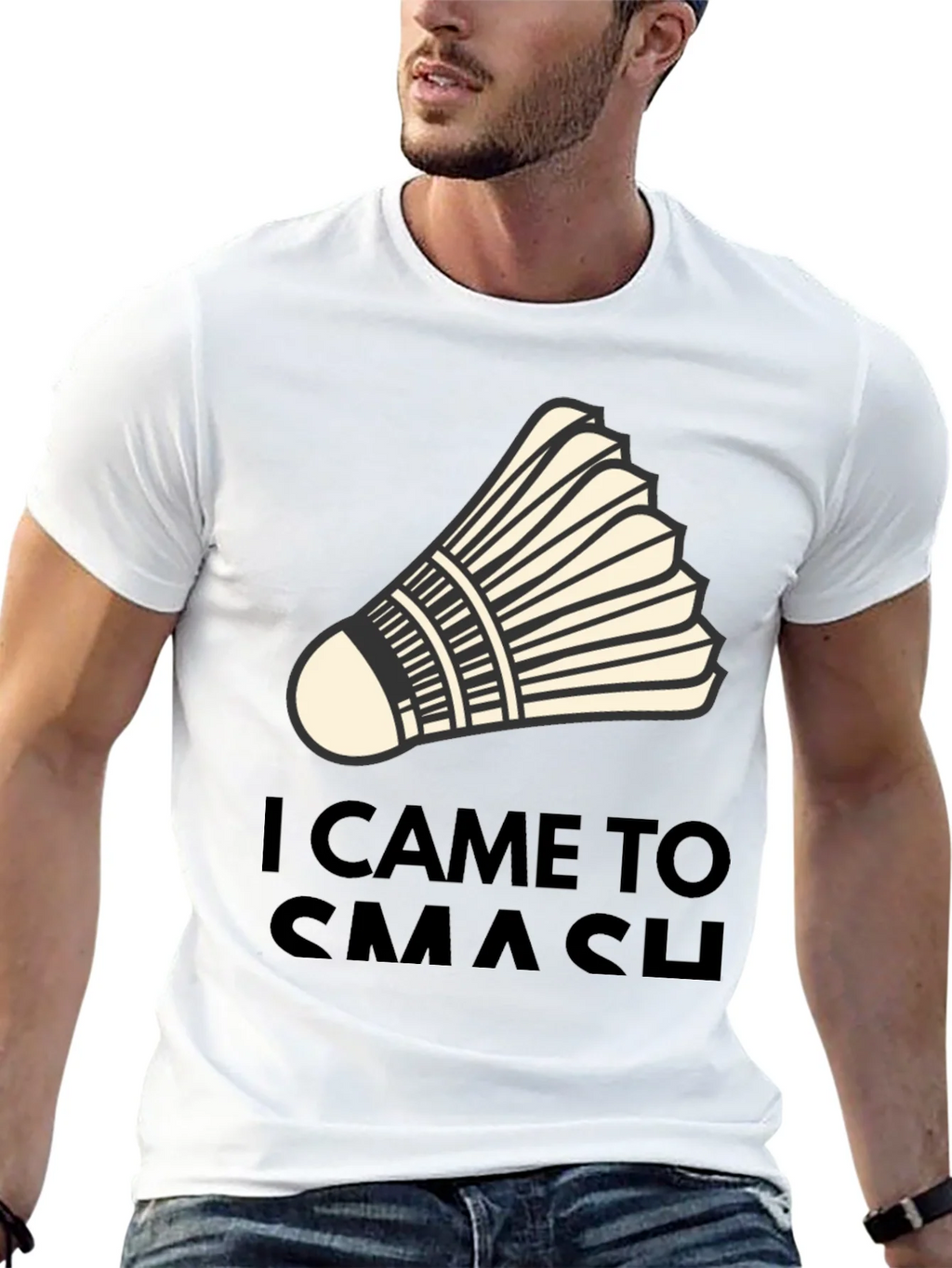 I Came to Smash Badminton T-Shirt product image 12