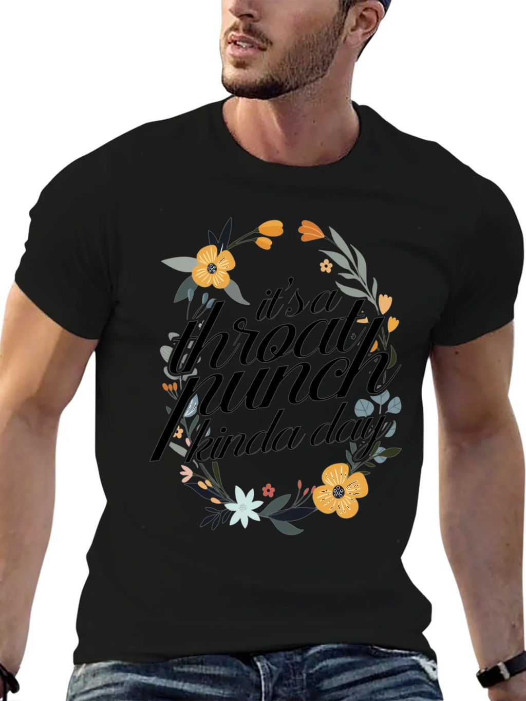 Floral Throat Punch Graphic Tee product image 6