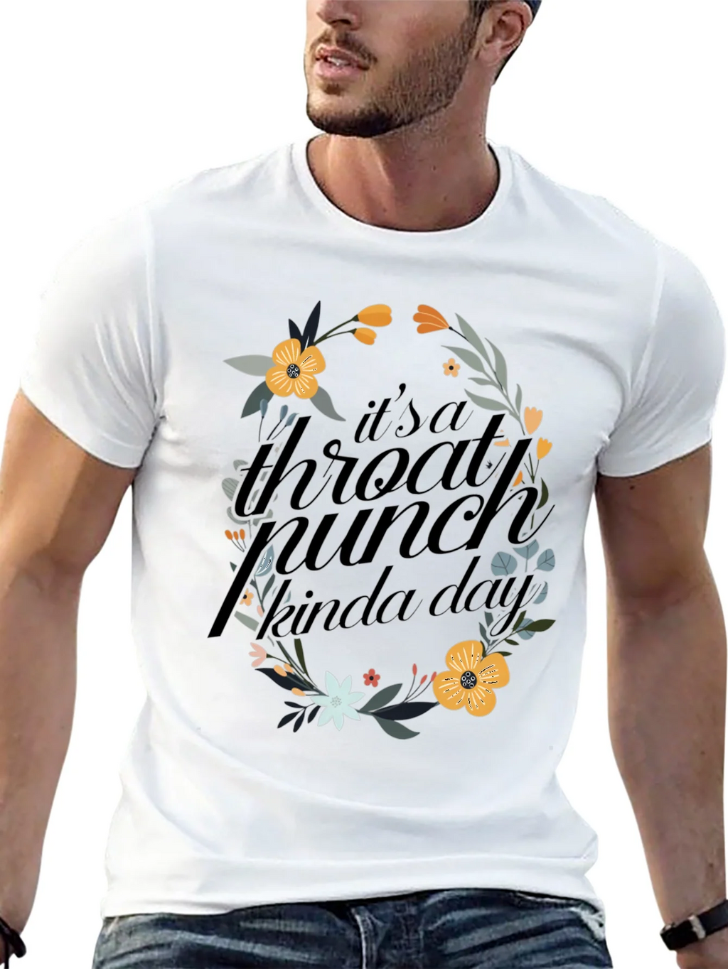 Floral Throat Punch Graphic Tee product image 12