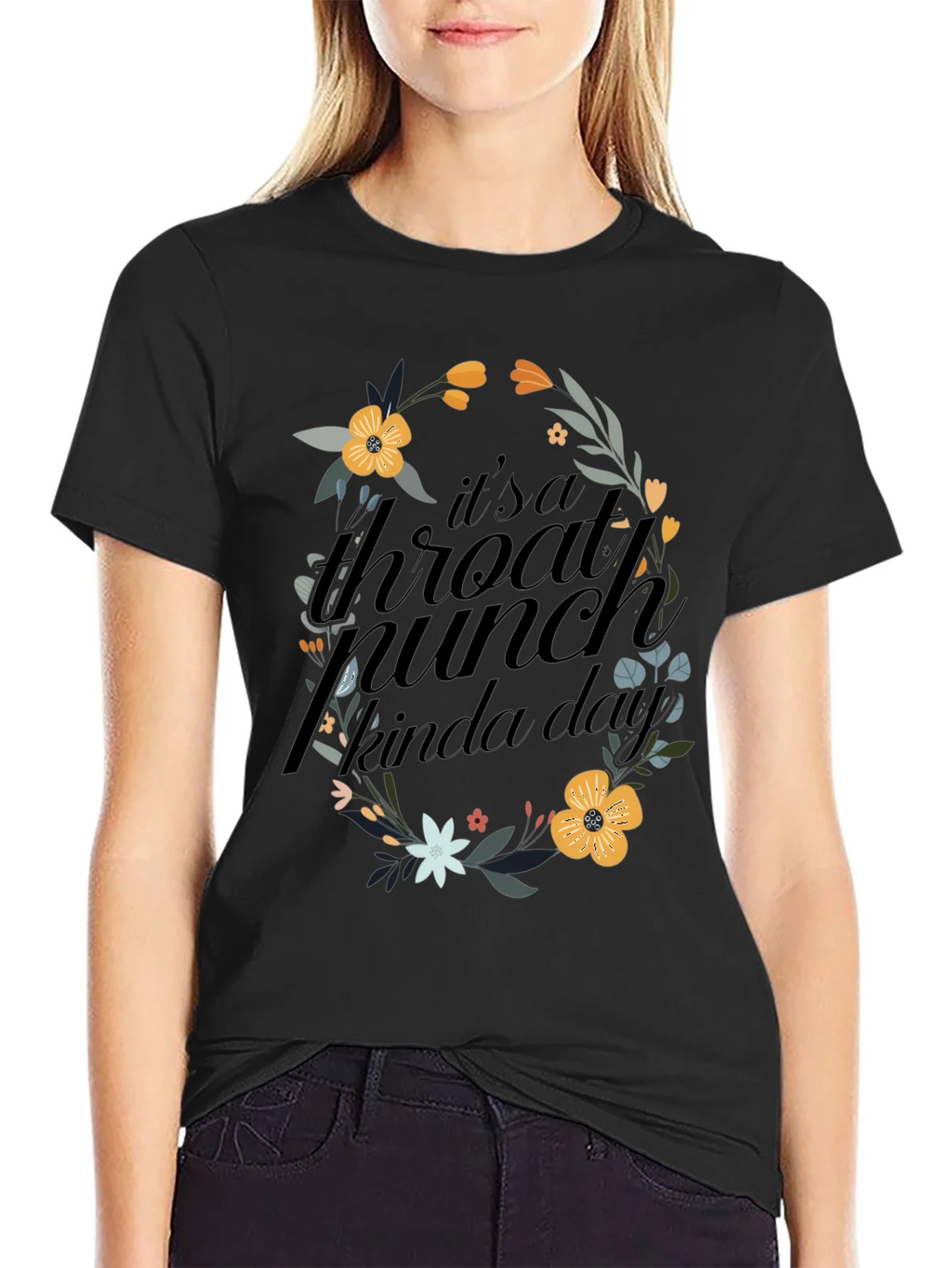 Floral Throat Punch Graphic Tee product image 2