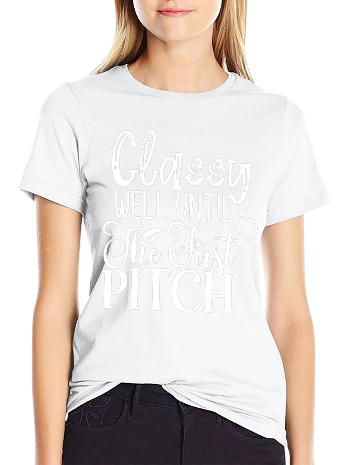 Classy Until First Pitch Graphic Tee product image 8