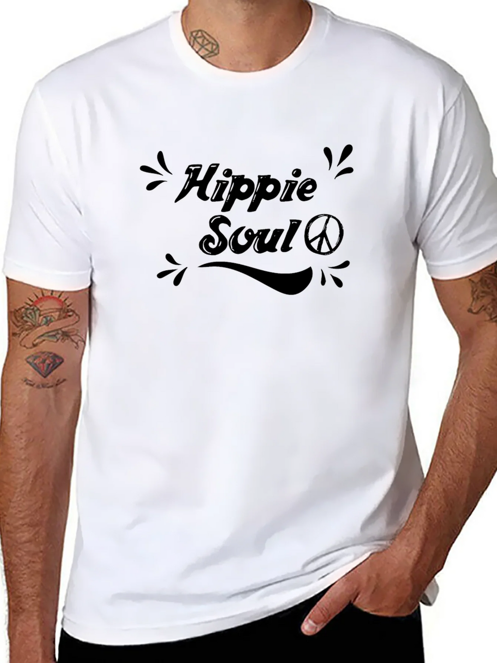 Hippie Soul Black T-Shirt product image 7