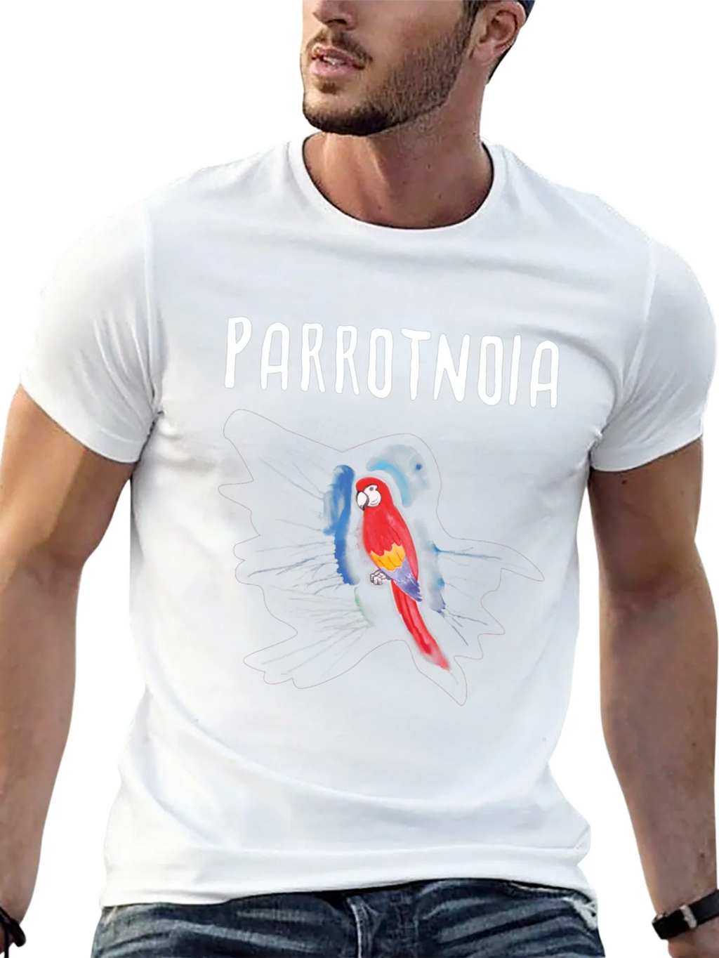 Parrotnoia T-Shirt: Vivid Parrot Design product image 11