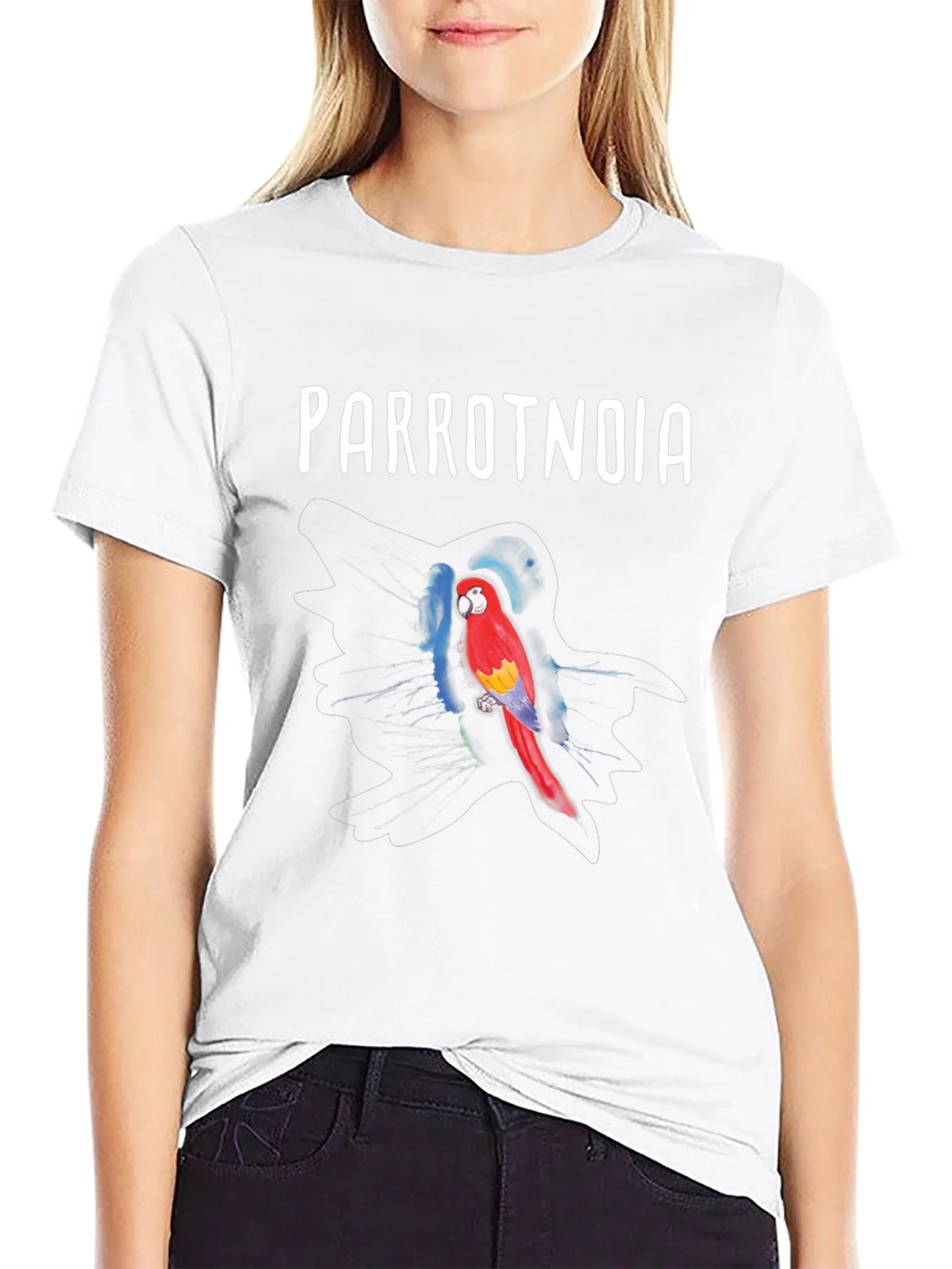 Parrotnoia T-Shirt: Vivid Parrot Design product image 7