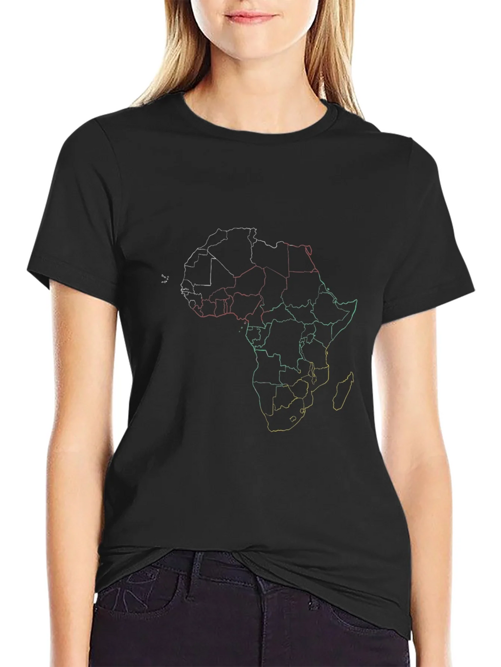Africa Outline Graphic T-Shirt - Classic Fit product image 2