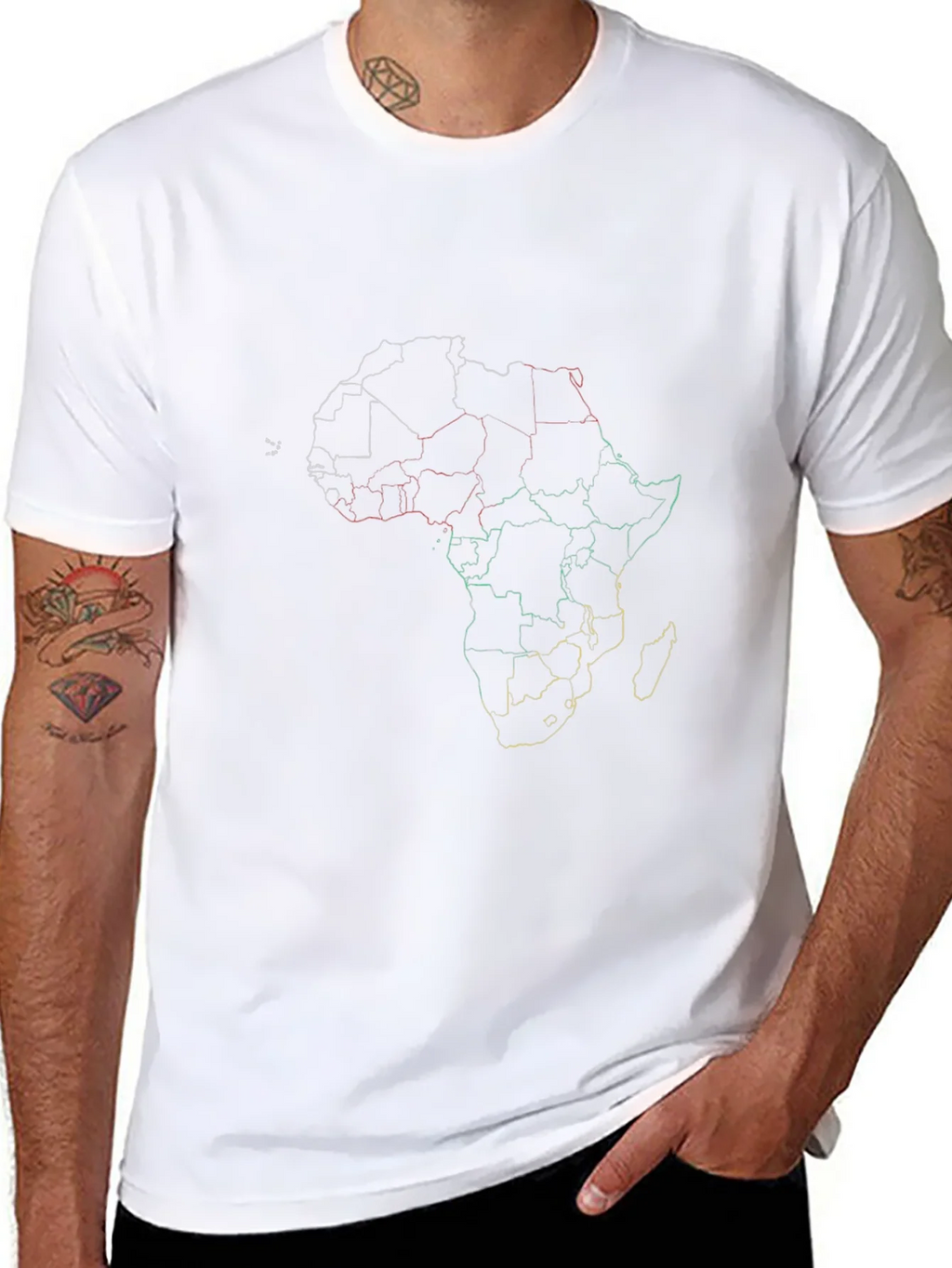 Africa Outline Graphic T-Shirt - Classic Fit product image 7