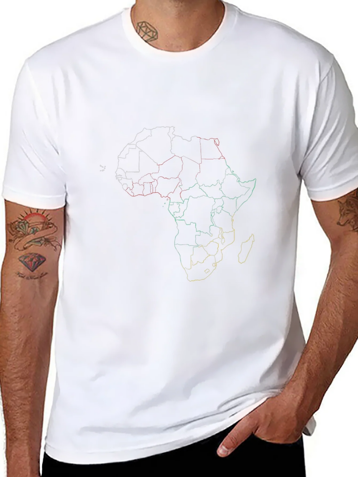 Africa Outline Graphic T-Shirt - Classic Fit product image 7