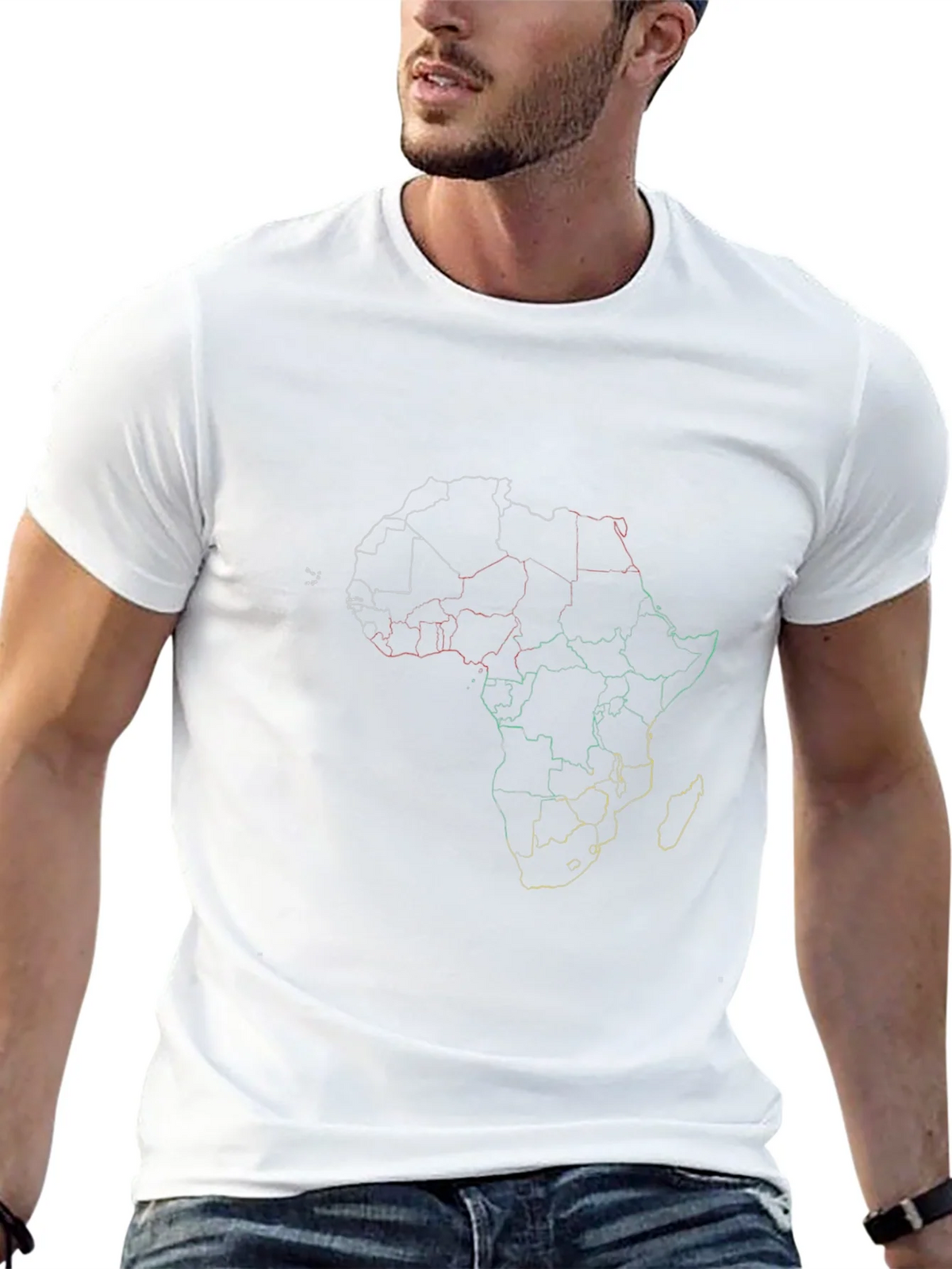 Africa Outline Graphic T-Shirt - Classic Fit product image 12