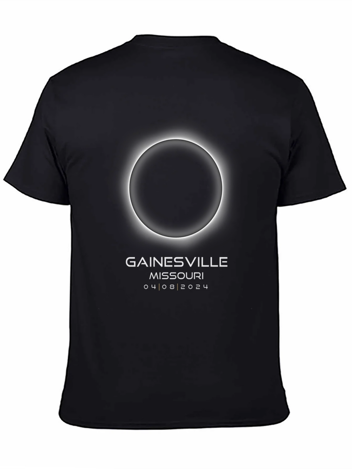 Total Solar Eclipse Gainesville Missouri 2024 T-Shirt product image 4