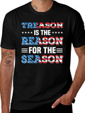 Treason is the Reason T-Shirt Patriotic USA Flag product image 1