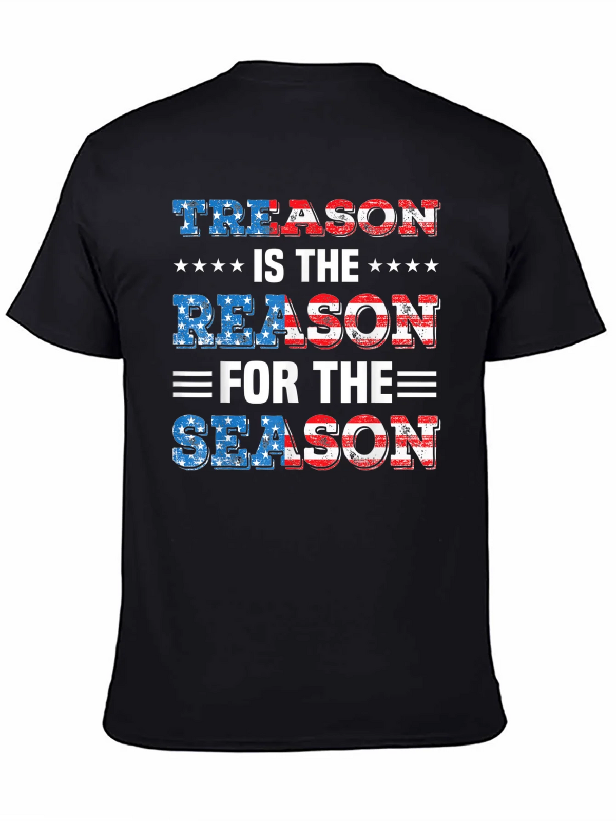 Treason is the Reason T-Shirt Patriotic USA Flag product image 4